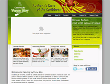 Tablet Screenshot of cateringbyvernamay.com